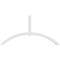 Ekena Millwork Archdale Architectural Grade PVC Gable Bracket, 96"W x 48"H x 4"D x 4"F, 12/12 Pitch GBP096X48X0404ARC00 - alternate 2